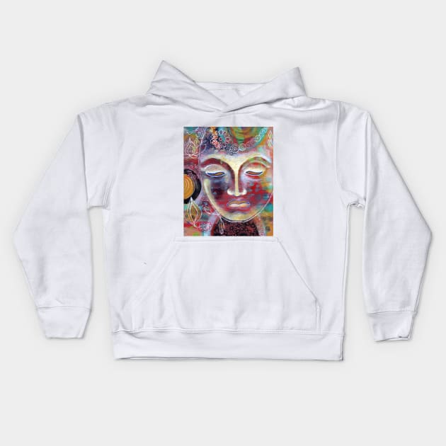 Buddha Kids Hoodie by gaea